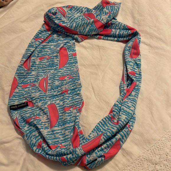 Infinity Scarf with Sailboats - Picture 2 of 3